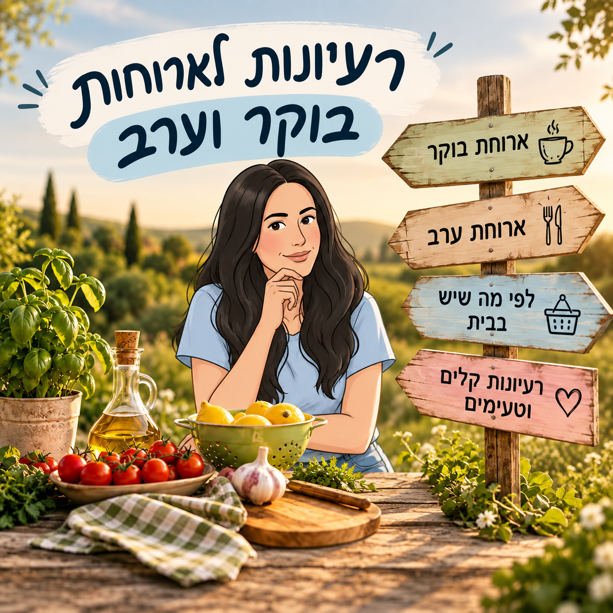 רעיונות לארוחות קלות לפי מה שיש בבית